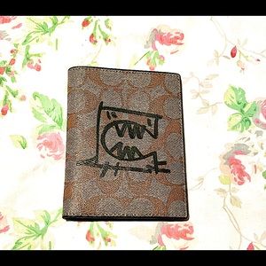 Coach X Guang Yu Passport Case wallet